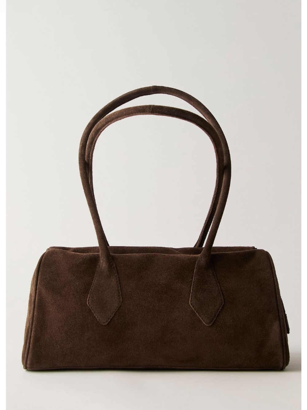 NWT Free People Sierra Suede Shoulder Bag in Chocolate